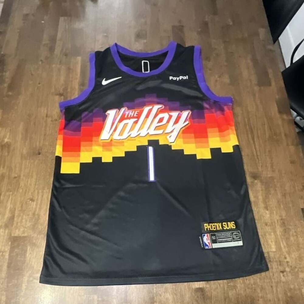 Nike Devin Booker Phoenix Suns The Valley City Edition Jersey Size 50